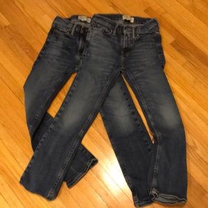 Abercrombie kids jeans 2 pairs sold together